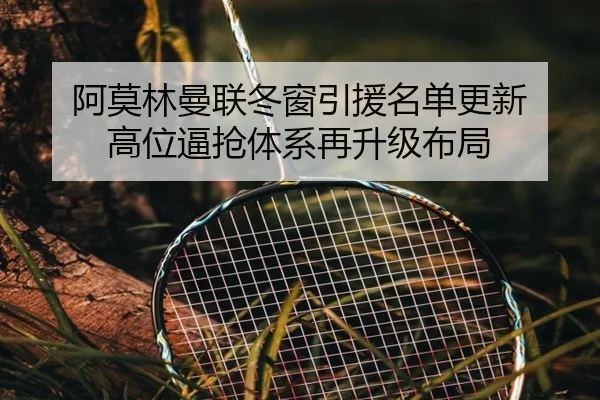 阿莫林曼联冬窗引援名单更新 高位逼抢体系再升级布局